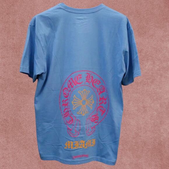 Chrome Hearts Women's Blue Short Sleeve - Picture 1 of 3
